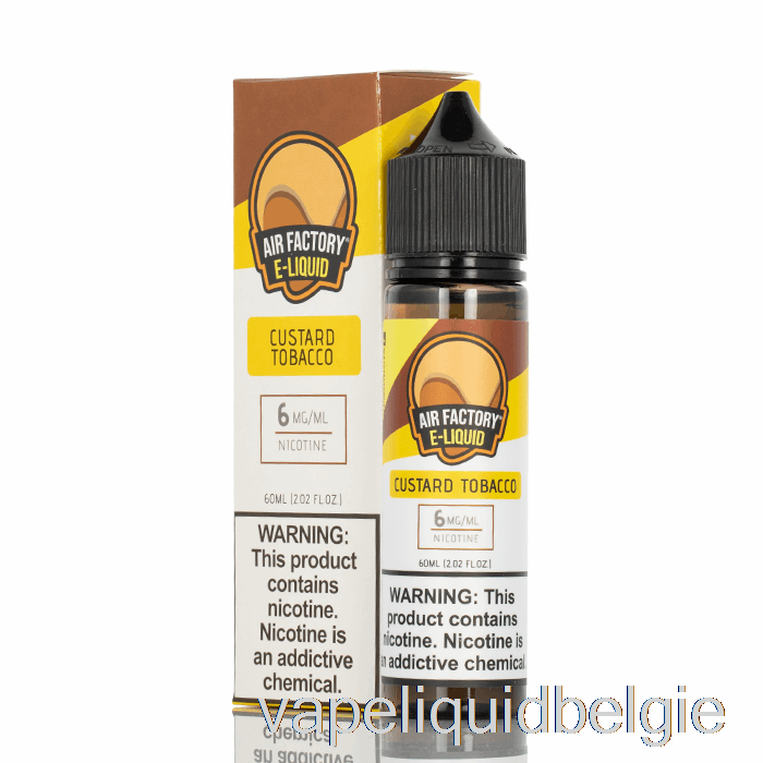 Vape Vloeibare Custard-tabak - Luchtfabriek E-vloeistof - 60 Ml 0 Mg